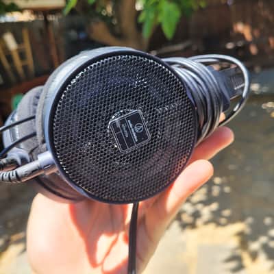 Audio-Technica ATH-R70X Open-Back On-Ear Reference Monitor Headphones 2010s - Black image 6
