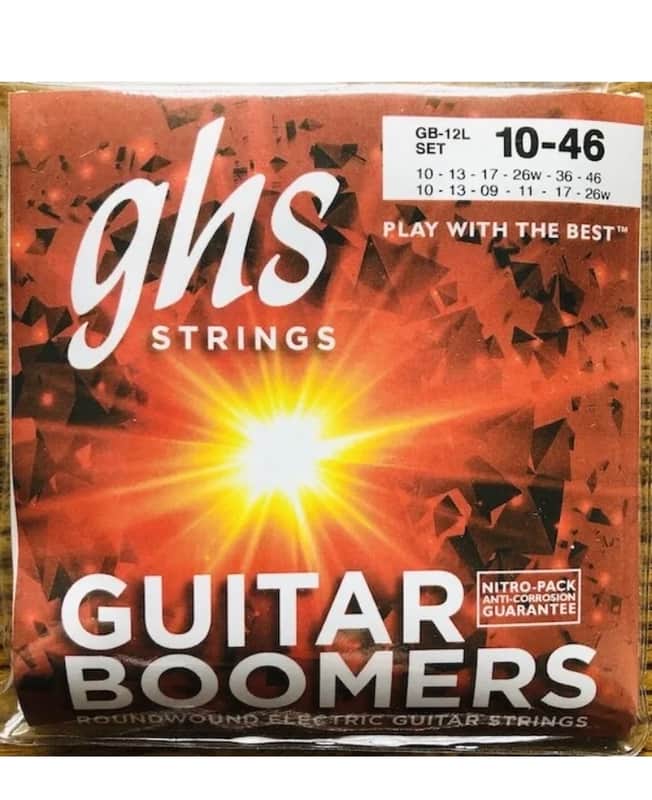 GHS 10-46 12 string electric guitar strings image 1