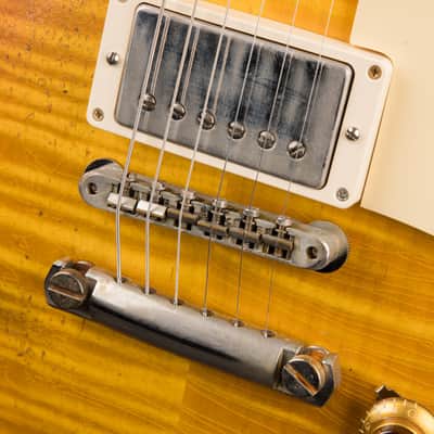 2022 - Gibson Custom Shop Made 2 Measure Murphy Lab '59 Les Paul Standard Murphy Painted Ultra Heavy Aged Orange Lemon Fade image 15