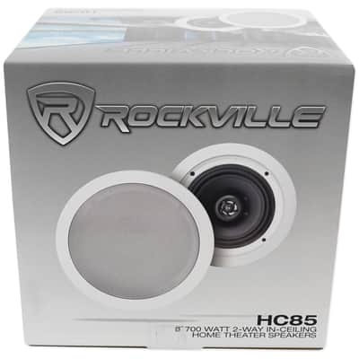 Rockville BLUAMP 100 Home Stereo Receiver Amplifier + (4) 8" Ceiling Speakers image 8