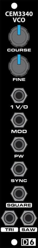 DIVISION 6 CEM 3340 VCO FULL DIY KIT : BRAND NEW :  [DETROIT MODULAR] image 1