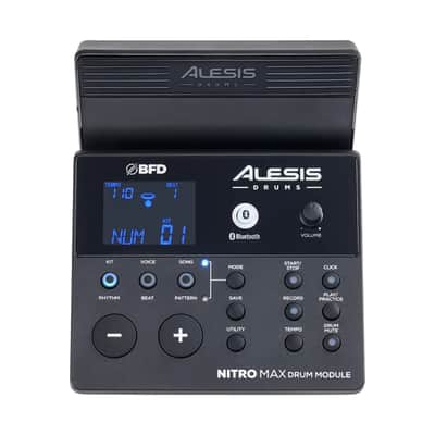Alesis Nitro Max Electronic Drum Kit + Headphones + Throne image 5