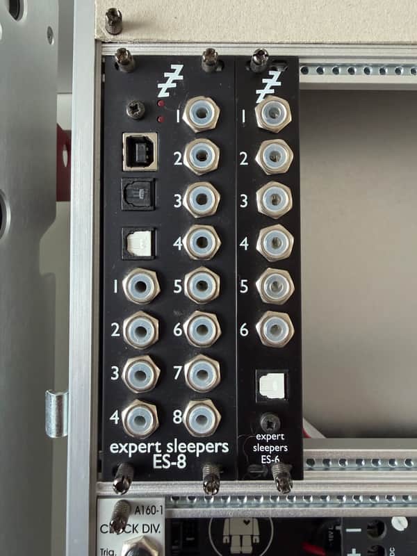 Expert Sleepers ES-8 USB Audio Interface Eurorack Synth Module 2018 - Present - Black image 1