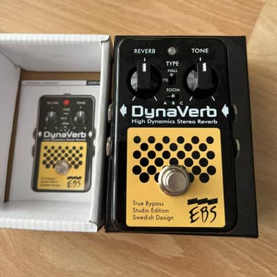 EBS DynaVerb Studio Edition Bass Reverb 2010s - Yellow/Black image 2