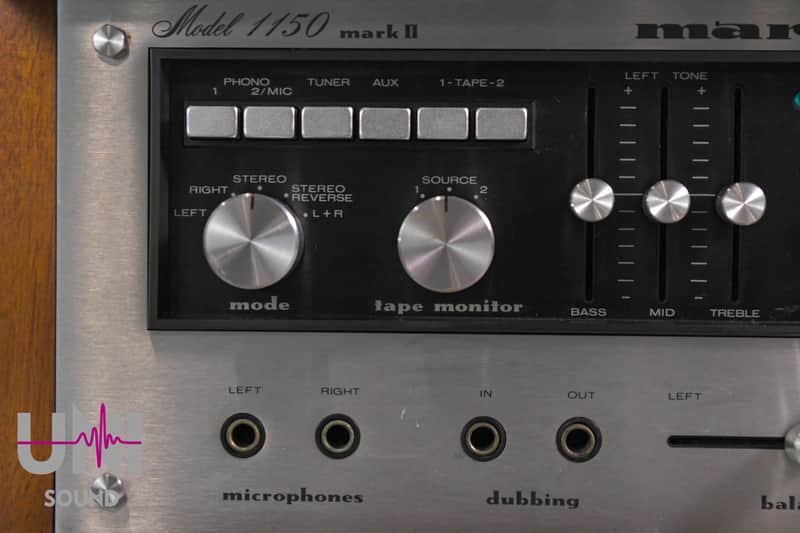 Marantz Model 1150 MarkⅡConsole Stereo Amplifier in Good | Reverb