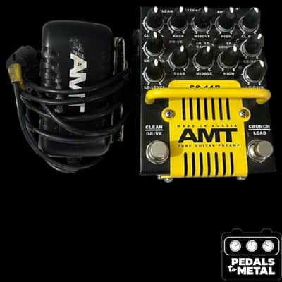AMT Electronics SS-11B (Modern) Guitar Preamp 2010s - Black/Yellow - X18170 image 1
