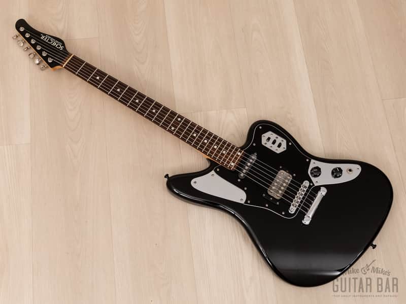 2011 Schecter AR-06 SH Offset Electric Guitar Black, Japan | Reverb