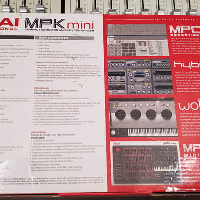 Akai MPK mini mk2 Special Edition 2018 - Black/White/Chrome image 8
