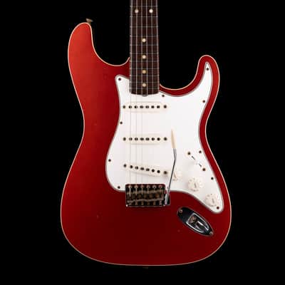 Used 2021 Fender Custom Shop Limited Edition Double-Bound Stratocaster Journeyman Relic Aged Candy Tangerine with Case image 1