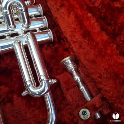 F. Besson pre war 88xxx GRAND PRIX trumpet - silver plated gamonbrass image 6