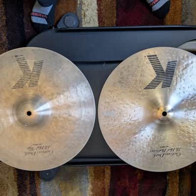 Zildjian K CUSTOM DARK 14" HI HAT PAIR 2020's image 1