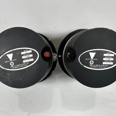 Vintage pair of JBL 075 8 ohm Bullet Tweeters image 7