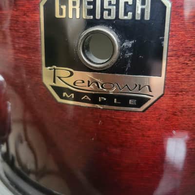 Gretsch Renown - 10" Dia.X 8" Deep,Tom,5 Lugs a Side,Cherry Burst image 5