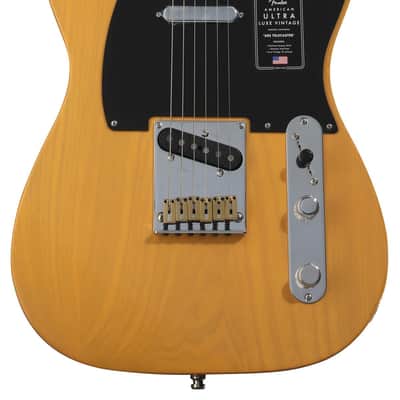 Fender American Ultra Luxe Vintage '50s Telecaster Electric Guitar - Butterscotch Blonde  Heirloom Lacquer image 1
