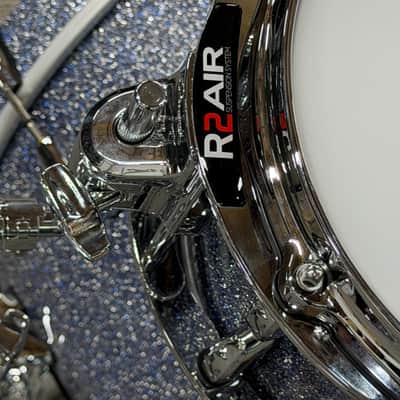 PEARL 4PC MASTERS MAPLE/GUM 22-10-12-16 SHELL PACK CRYSTAL RAIN - FLOOR MODEL image 9