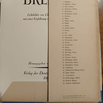 Arno Breker Folder 1943, Provenienz Wilhelm Kempff image 5