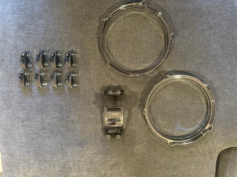 Gretsch USA Custom Lugs, Die cast hoops & Suspension Mount for 8" tom image 1