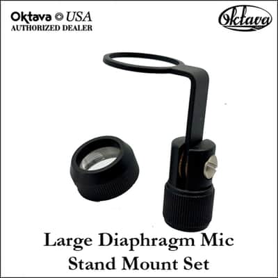 Oktava Large Diaphragm Microphone Original Mounting Ring and Stand Mic Clip Kit - New image 1