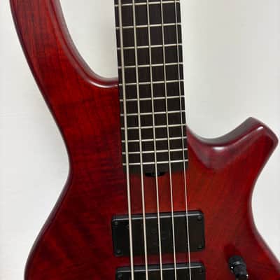 AC Guitars RSK 5 string bass 2025 - Red image 3