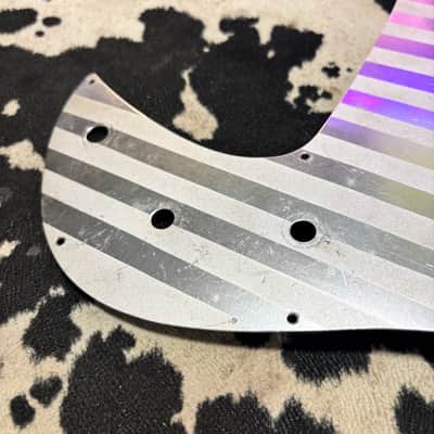 Decca Guitar Striped Aluminum Pickguard + Single Coil Pickup 1960's Teisco / Guyatone image 5