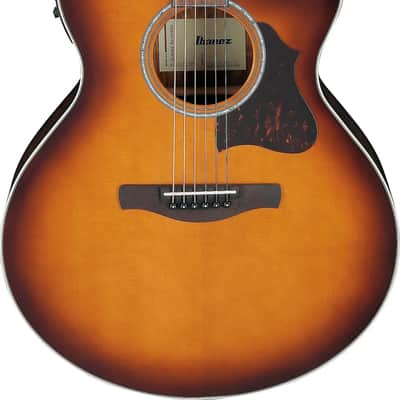 Ibanez AE160 Grand Auditorium Thinline Acoustic-Electric Guitar, Solid Spruce Top, Vintage Mahogany Sunburst image 1