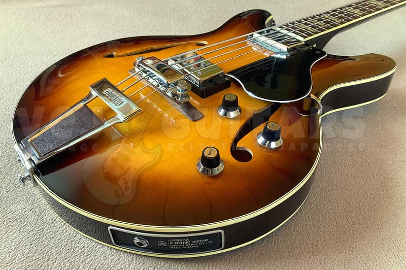 YAMAHA SA-75 SEMI-ACOUSTIC BASS VINTAGE JAPAN 1973 w/OHSC | Reverb