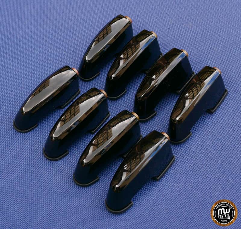 Pearl CL-250B Lugs Bass Drum Black Masterworks Masters Pack Of 8 Rare image 1
