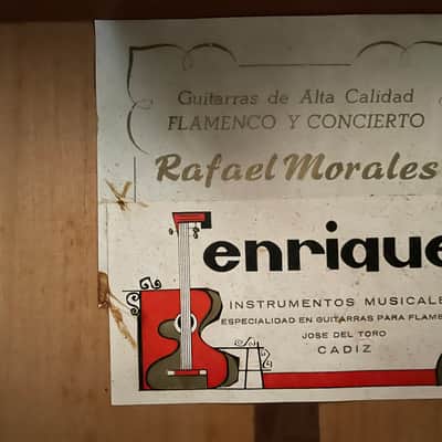 Rafael Morales Flamenco Guitar Blanca image 11
