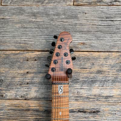 Ernie Ball Music Man JP15 7-String Electric Guitar - Amber Waves Flame image 5