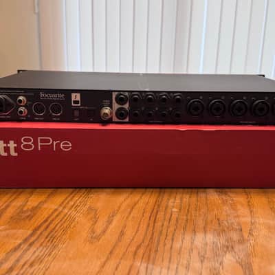 Focusrite Clarett 8Pre Thunderbolt Audio Interface 2010s - Red image 2
