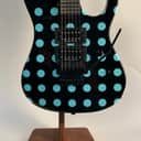 Kramer NightSwan — Black with Blue Polka Dot — Near Mint - Luthier Setup