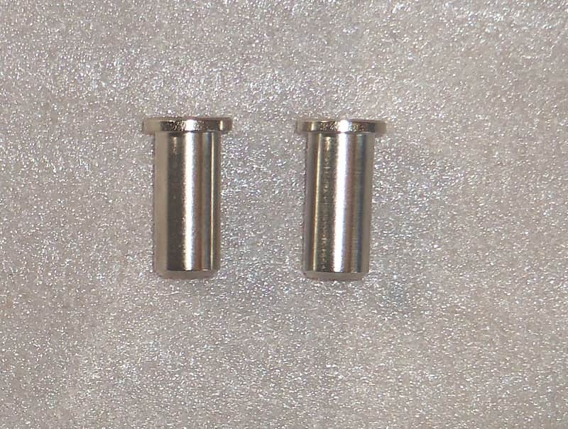 Jaguar/Jazzmaster Nickel Plated Steel Body Bushings~8.85mm OD X 7.80mm ID-Brand New image 1