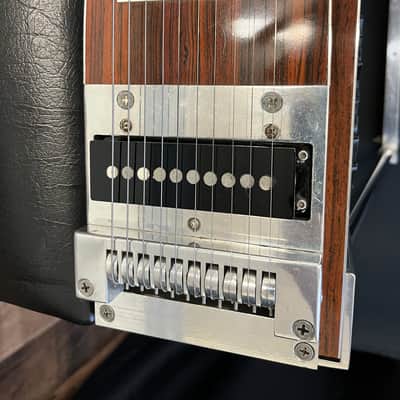 Marlen D-10 3x5 Single Pedal Steel 1970s - Wood Grain with Original Case image 8