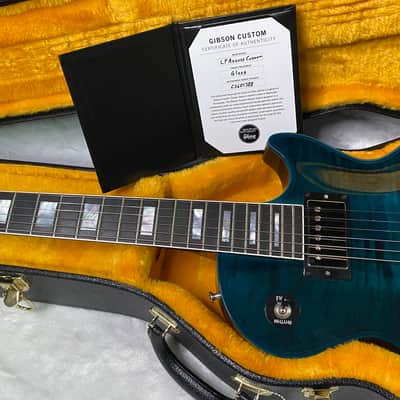 NEW! Gibson Les Paul Custom Peacock Widow - Monster Flame Top! Limited Edition - Weighs in at 8.4 lbs - Authorized Dealer - G07563 image 14