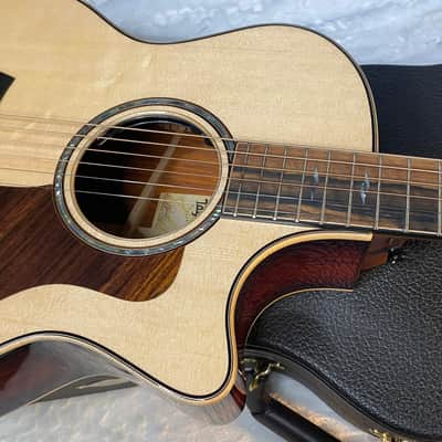 NEW! Taylor 814ce LTD Cocobolo Acoustic-Electric Guitar - Natural Top - Shaded Edgeburst Back & Sides - Authorized Dealer - SAVE! G06612 image 3