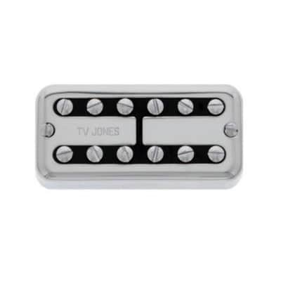TV Jones TV Classic Guitar Bridge Pickup, Universal Mount, Chrome image 1