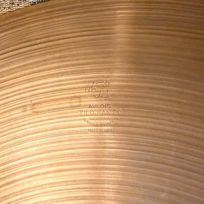 1960s Vintage Zildjian 22” LUSH Light Crash Ride 2754 g Hand Hammered! Versatile! Smooth! image 3