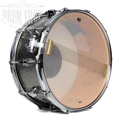 Used DW Performance 6.5x14 Maple Snare Drum Titanium Sparkle FinishPly image 5