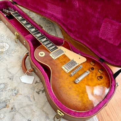 1981 Gibson Heritage Series Les Paul Standard 80 Elite Honey Burst Quilted Maple Top w/OSHC image 2