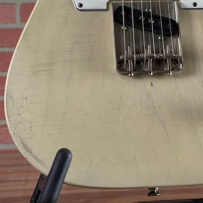 Pin-Up Custom Guitars Kendall "T" Style Custom Electric Guitar - Blonde image 7