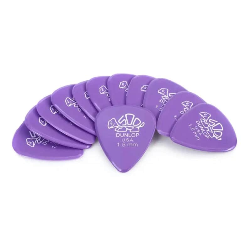 Dunlop Delrin 500 Standard 1.5mm Lavender Guitar & Ukulele Pick - SINGLE PICK image 1