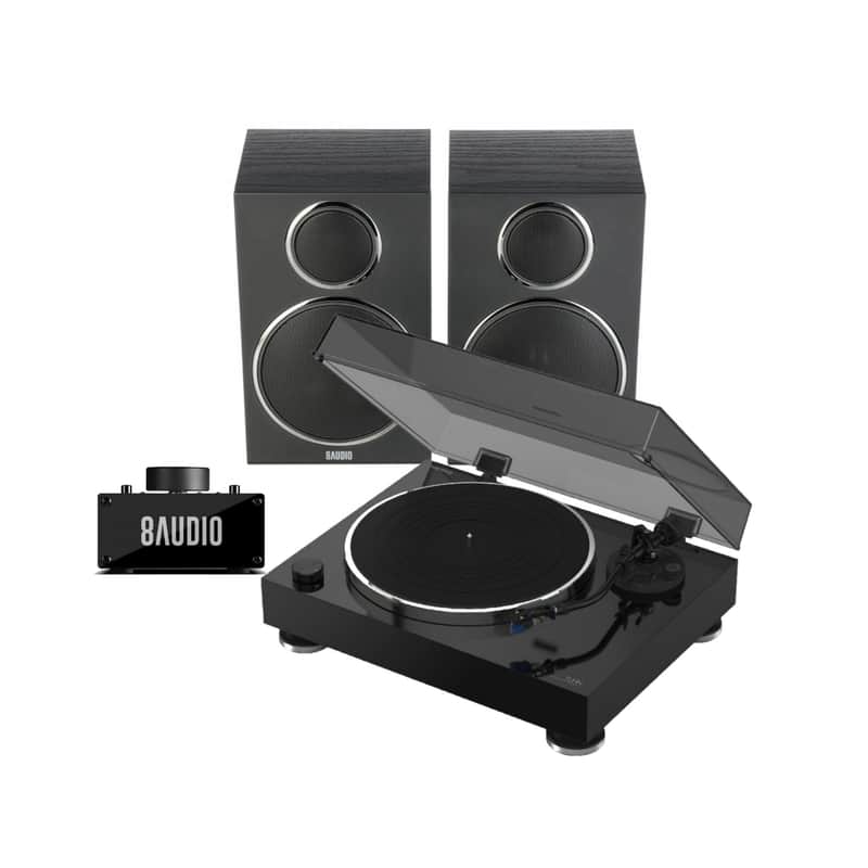 Reloop Turn X Premium HiFi Turntable Bundle with Desktop Amplifier System image 1