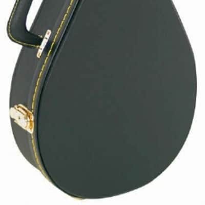MBT Wood Hardshell Mandolin Case - Black Tolex Finish - MBTMANWBK image 3
