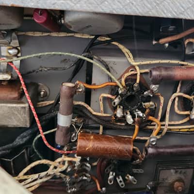 COLLECTORS! National (Valco) 1260 Chicago 51 16 Watt Tube Amp 1947 USA image 18