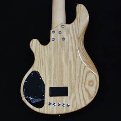 Lakland USA 55-94 Custom Deluxe 5 String Bass Quilted Redwood #7672 image 5