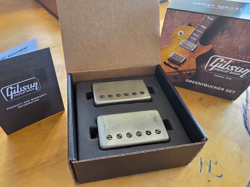 Gibson Aged Custom shop Greenybucker, Humbucker, Set, Limited, 1-100 sets - Aged Nickel - Greenie image 1