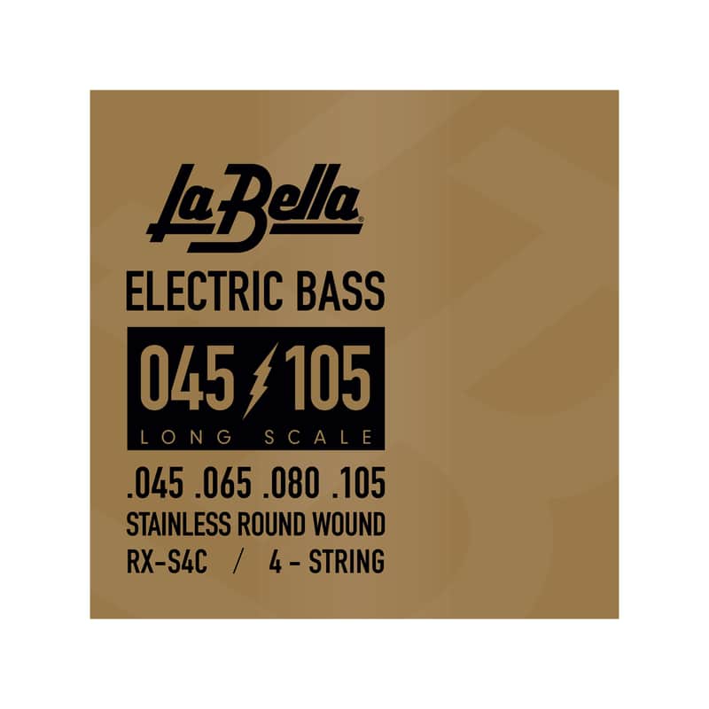 La Bella RX-S4C RX Stainless Steel Round Wound Standard Light 45-105 image 1