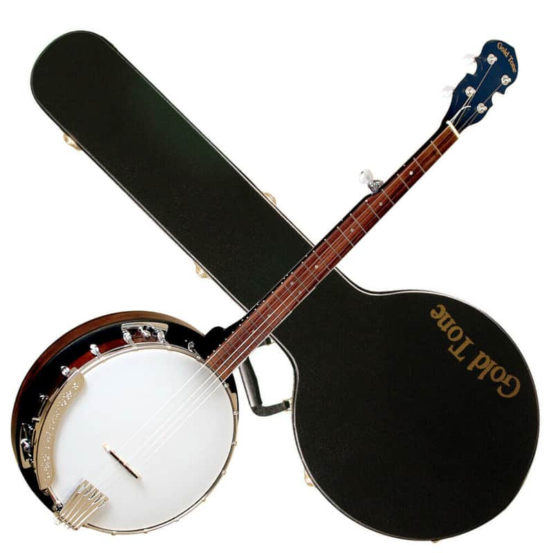 Gold Tone CC-50RP Cripple Creek Rosewood Fingerboard  Resonator Banjo w/Planetary Tuners & Hard Case