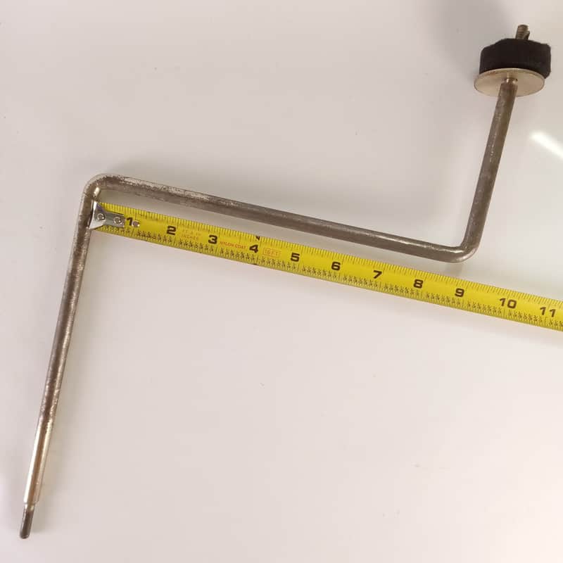 Z-Rod 1/4"-3/8" Cymbal Arm Mount Holder Nickel Vintage 30s Ludwig/Leedy USA Part image 1