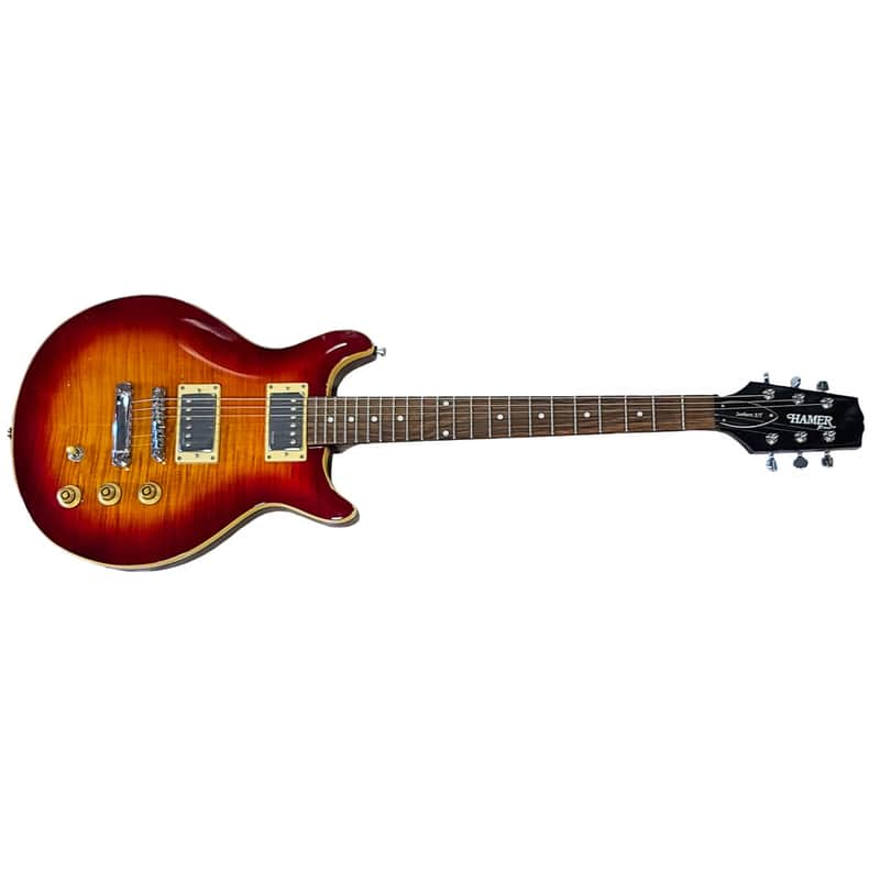 Hamer Xt Sunburst Archtop   Cherry Burst image 1